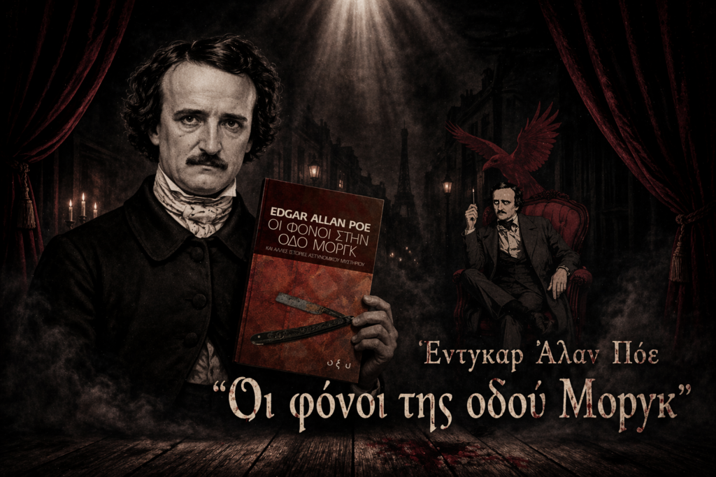 ΕΝΤΓΚΑΡ ΑΛΑΝ ΠΟΕ “Οι φόνοι της οδού Μοργκ” – 185 χρόνια από το πρώτο αστυνομικό μυθιστόρημα στην παγκόσμια λογοτεχνική ιστορία ΕΝΤΓΚΑΡ ΑΛΑΝ ΠΟΕ “Οι φόνοι της οδού Μοργκ” – 185 χρόνια από το πρώτο αστυνομικό μυθιστόρημα στην παγκόσμια λογοτεχνική ιστορία