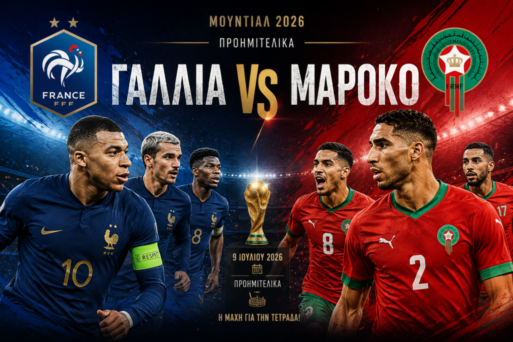 Μουντιάλ 2026: Μαρόκο και Γαλλία έκλεισαν ραντεβού στα προημιτελικά Μουντιάλ 2026: Μαρόκο και Γαλλία έκλεισαν ραντεβού στα προημιτελικά