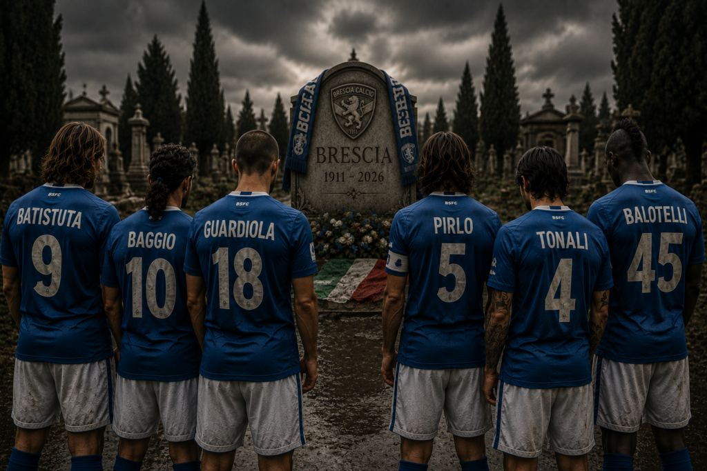 BRESCIA CALCIO: Τίτλοι τέλους – Το τελευταίο αντίο σε ένα ποδοσφαιρικό παραμύθι 114 ετών BRESCIA CALCIO: Τίτλοι τέλους – Το τελευταίο αντίο σε ένα ποδοσφαιρικό παραμύθι 114 ετών