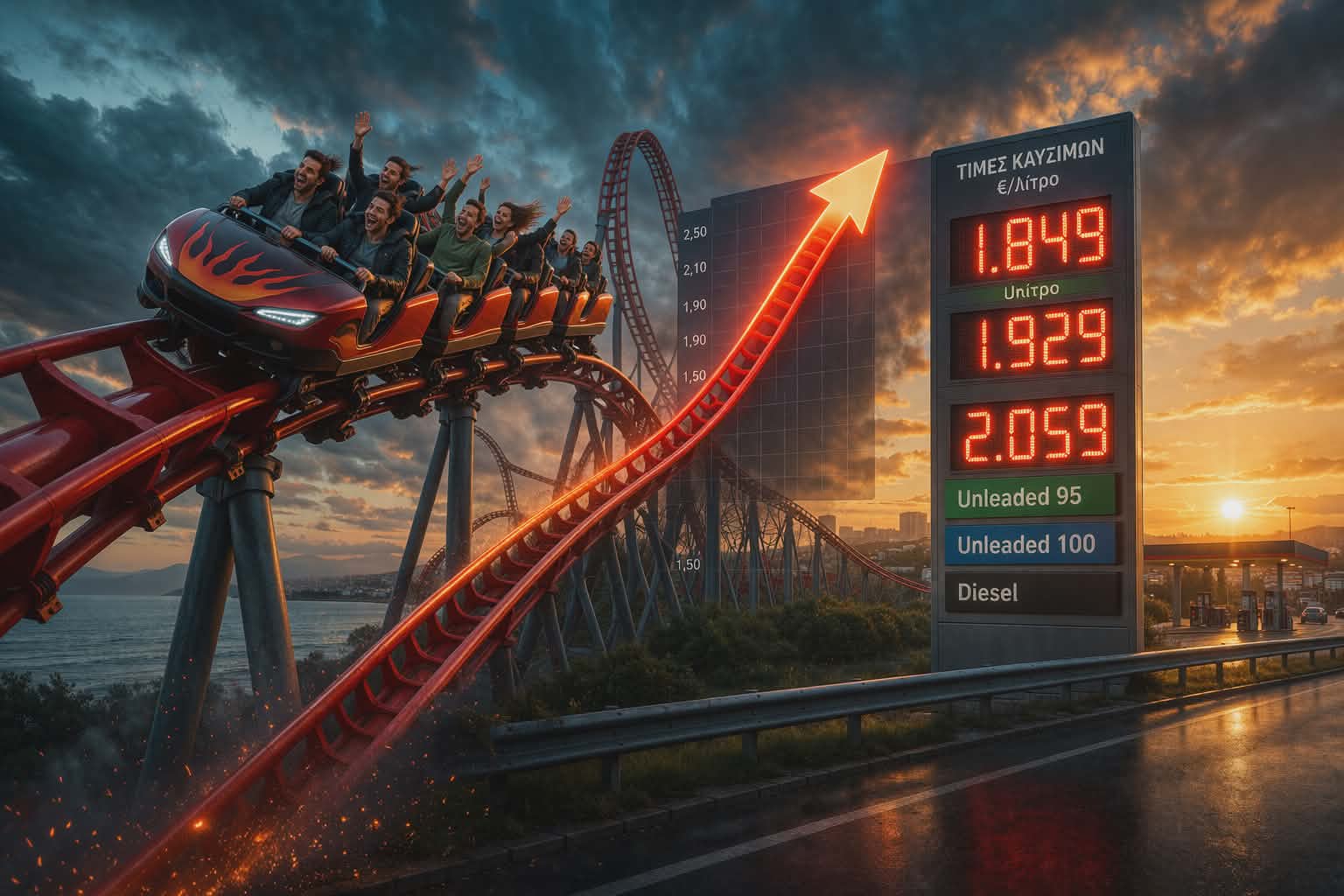 &Nu;έ&epsilon;&sigmaf; &alpha;&upsilon;&xi;ή&sigma;&epsilon;&iota;&sigmaf; &sigma;&tau;&alpha; &kappa;&alpha;ύ&sigma;&iota;&mu;&alpha; &ndash; &Pi;ά&nu;&omega; &alpha;&pi;ό &tau;&alpha; $95 &tau;&omicron; Brent, &pi;&alpha;&rho;ά&tau;&alpha;&sigma;&eta; &tau;&omicron;&upsilon; &mu;&epsilon;&iota;&omega;&mu;έ&nu;&omicron;&upsilon; &phi;ό&rho;&omicron;&upsilon; &epsilon;&tau;&omicron;&iota;&mu;ά&zeta;&epsilon;&iota; &tau;&omicron; &Upsilon;&Pi;&Omicron;&Iota;&Kappa;